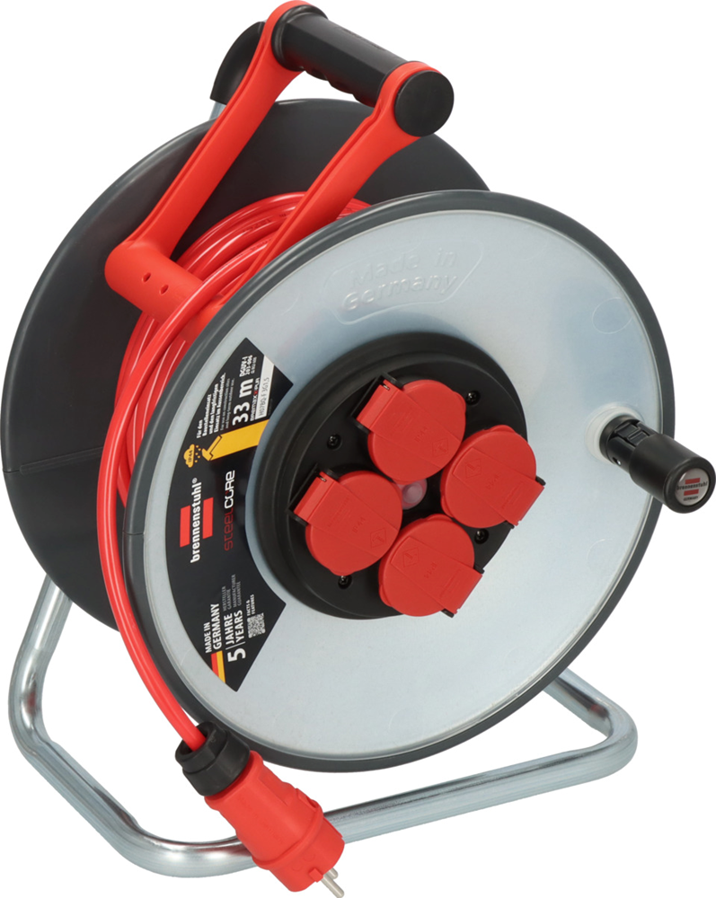 Brennenstuhl Professional SteelCore kabelhaspel SC 3110 IP44 | 33m | H07BQ-F 3G1 5 9191330210