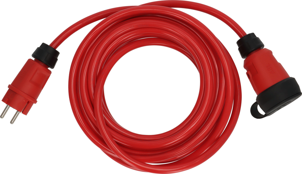 Brennenstuhl Professional Verlengkabel | VQ 1200 | IP44 | 10m | rood | H07BQ-F 3G2 5 9162100210