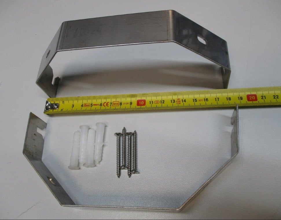 Schutte Hoekbevestiging voor douchepanelen | 180 mm | 2 stuks - 02181