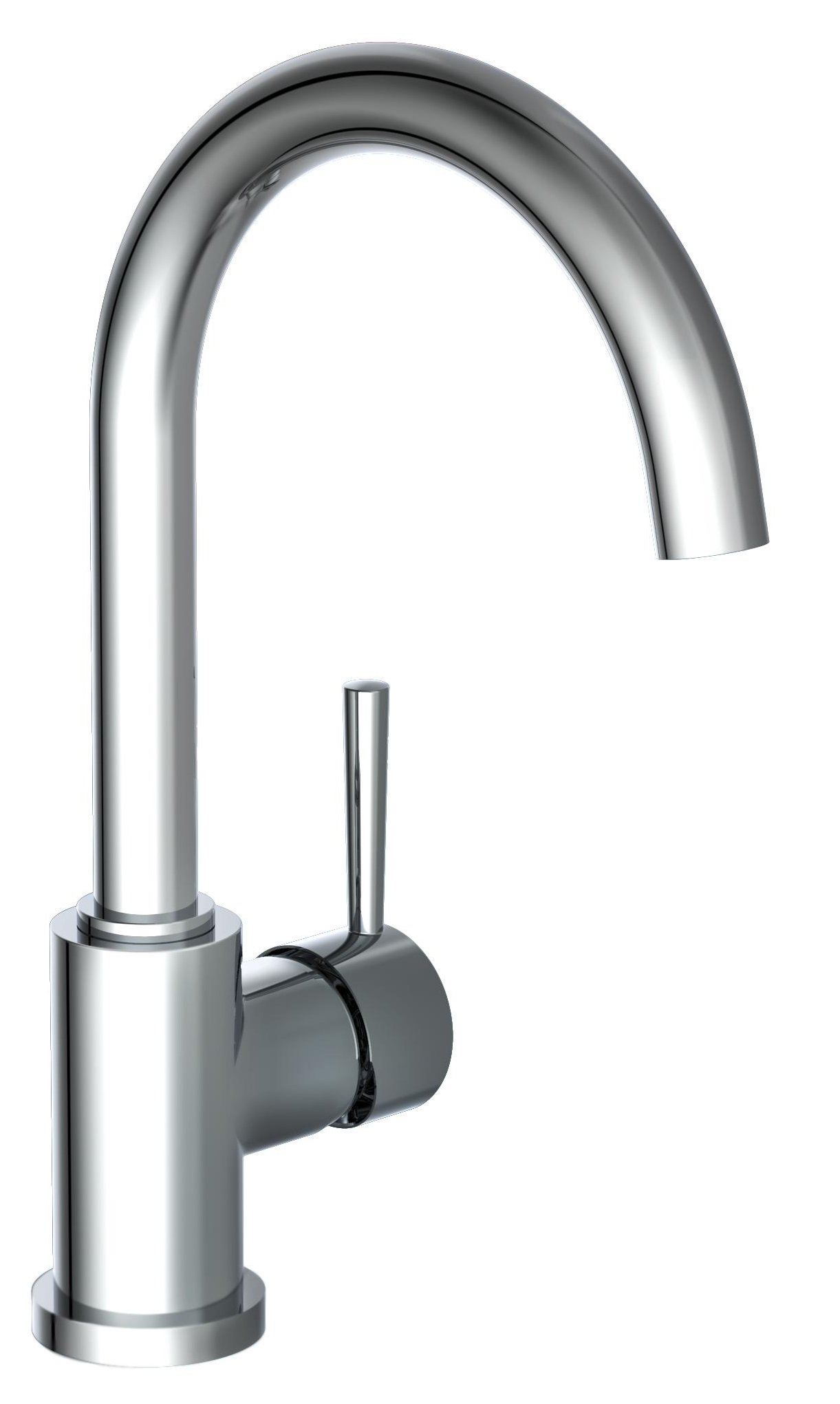 Schutte UNICORN ééngreepsmengkraan keuken met ronde uitloop | chroom
33755