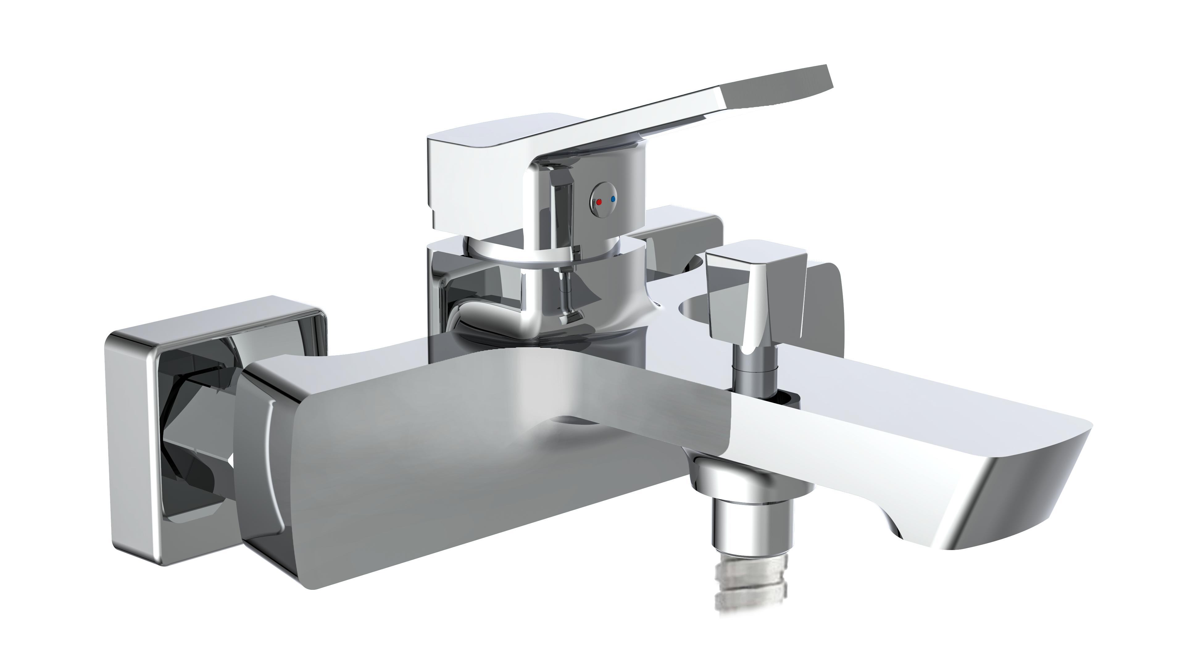 Schutte STILO ééngreepsmengkraan bad | chroom
 - 34830 34830