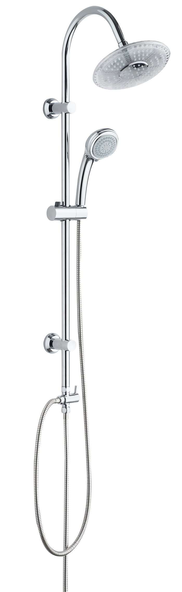 Schutte GALAXIS hoofddouche set met LED-licht | chroom
 - 60059 60059
