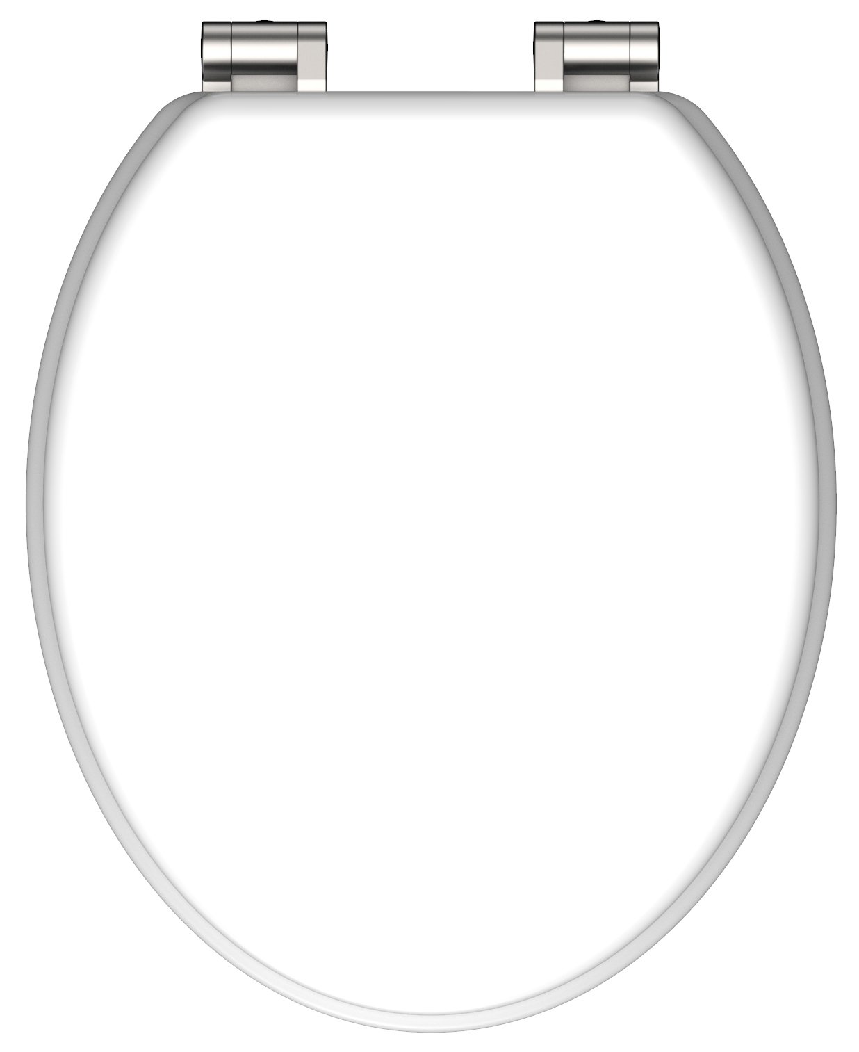 Schutte MDF WC-bril SPIRIT WHITE met soft-close | wit mat
 - 80101 80101