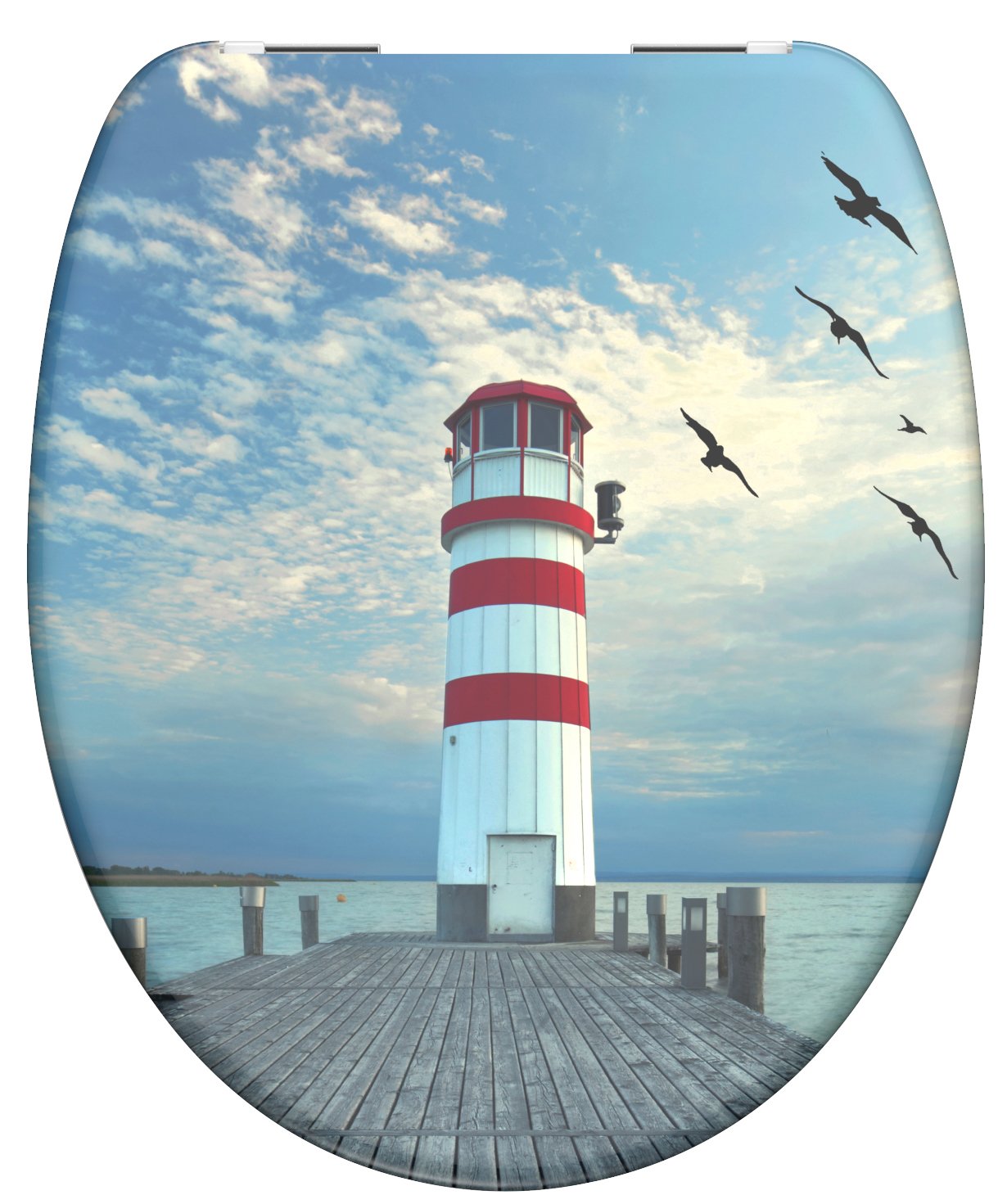 Schutte Duroplast WC-bril LIGHTHOUSE met soft-close
 82149