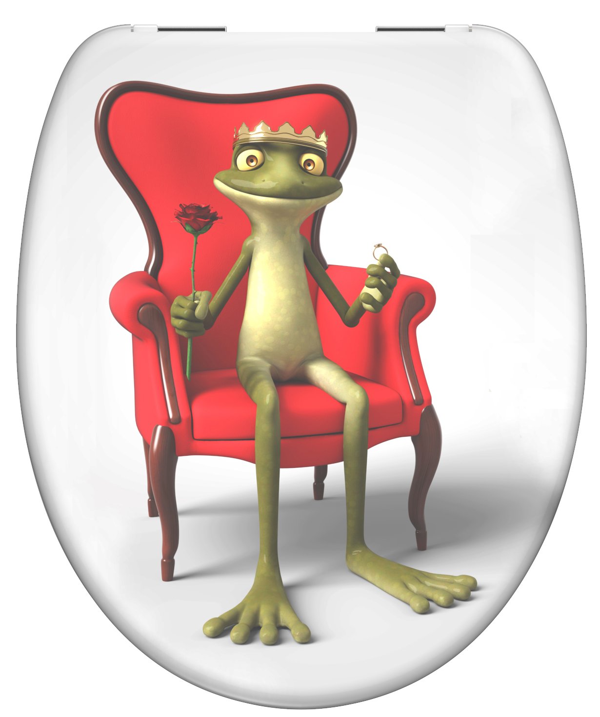 Schutte Duroplast WC-bril FROG KING met soft-close
 82190