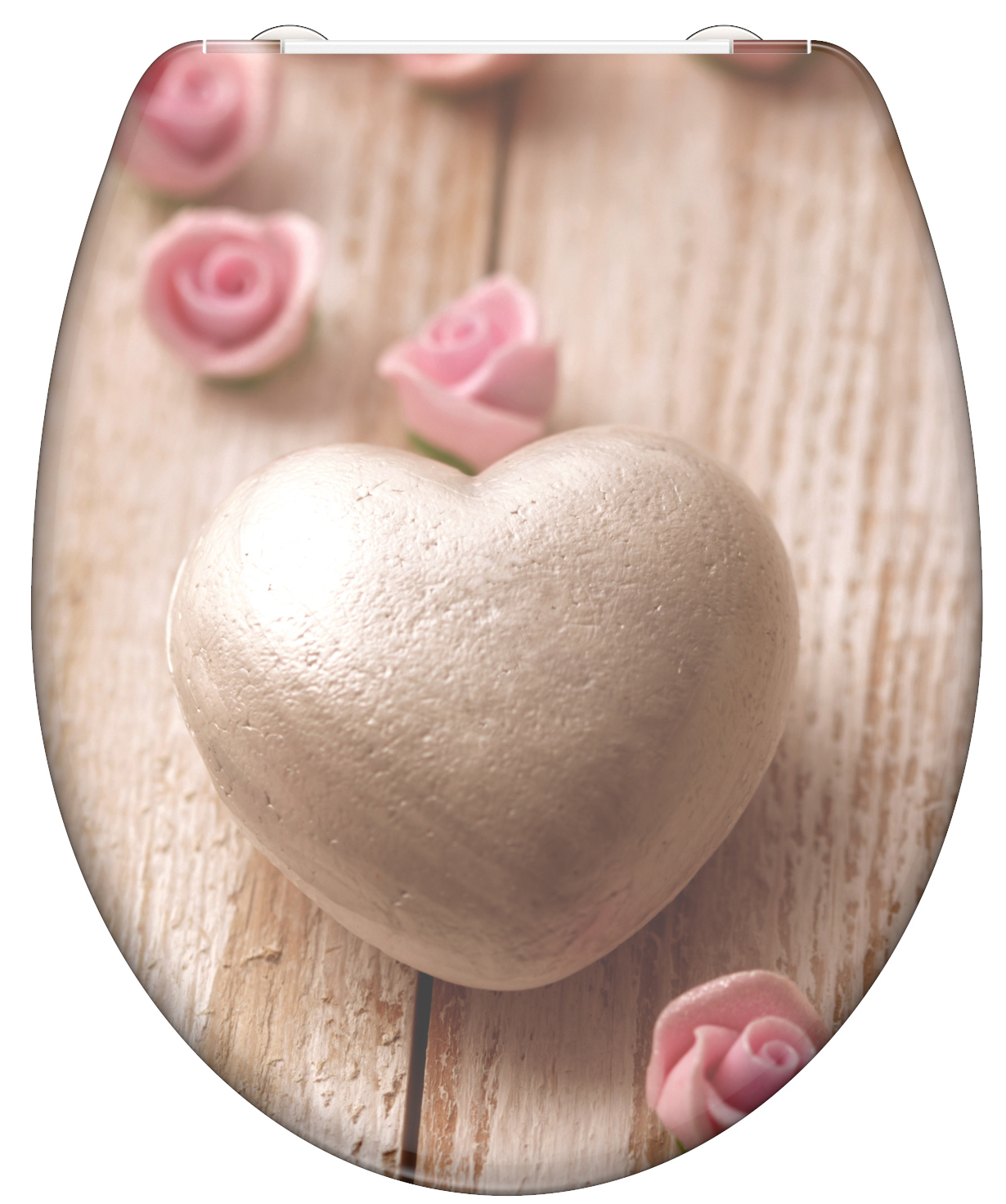 Schutte Duroplast WC-bril ROMANTIC met soft-close en quick-release
 - 82370 82370