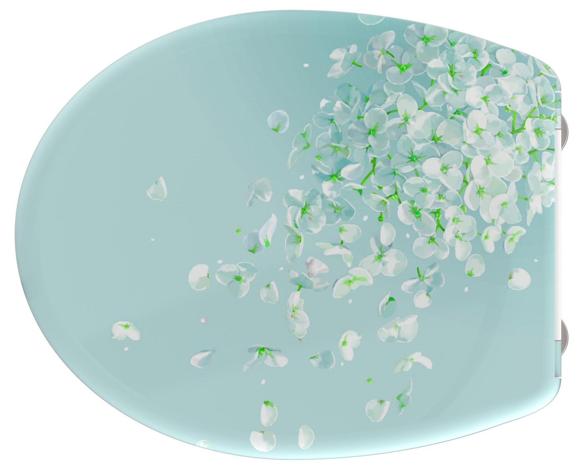Schutte Duroplast WC-bril FLOWER IN THE WIND met soft-close en quick-release
 - 82381 82381
