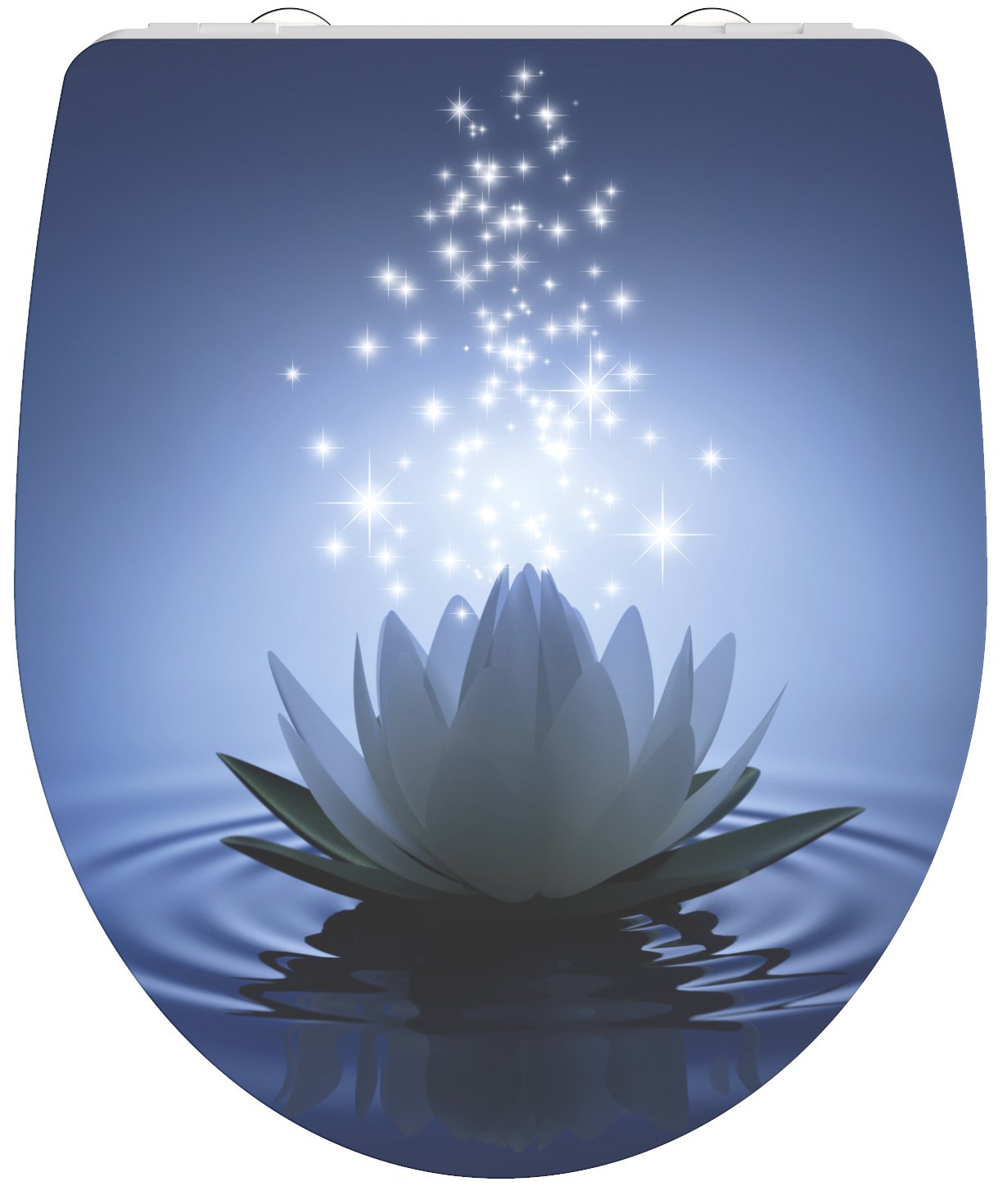 Schutte Duroplast High Gloss WC-bril WATER LILY met soft-close en quick-release
 - 82582 82582