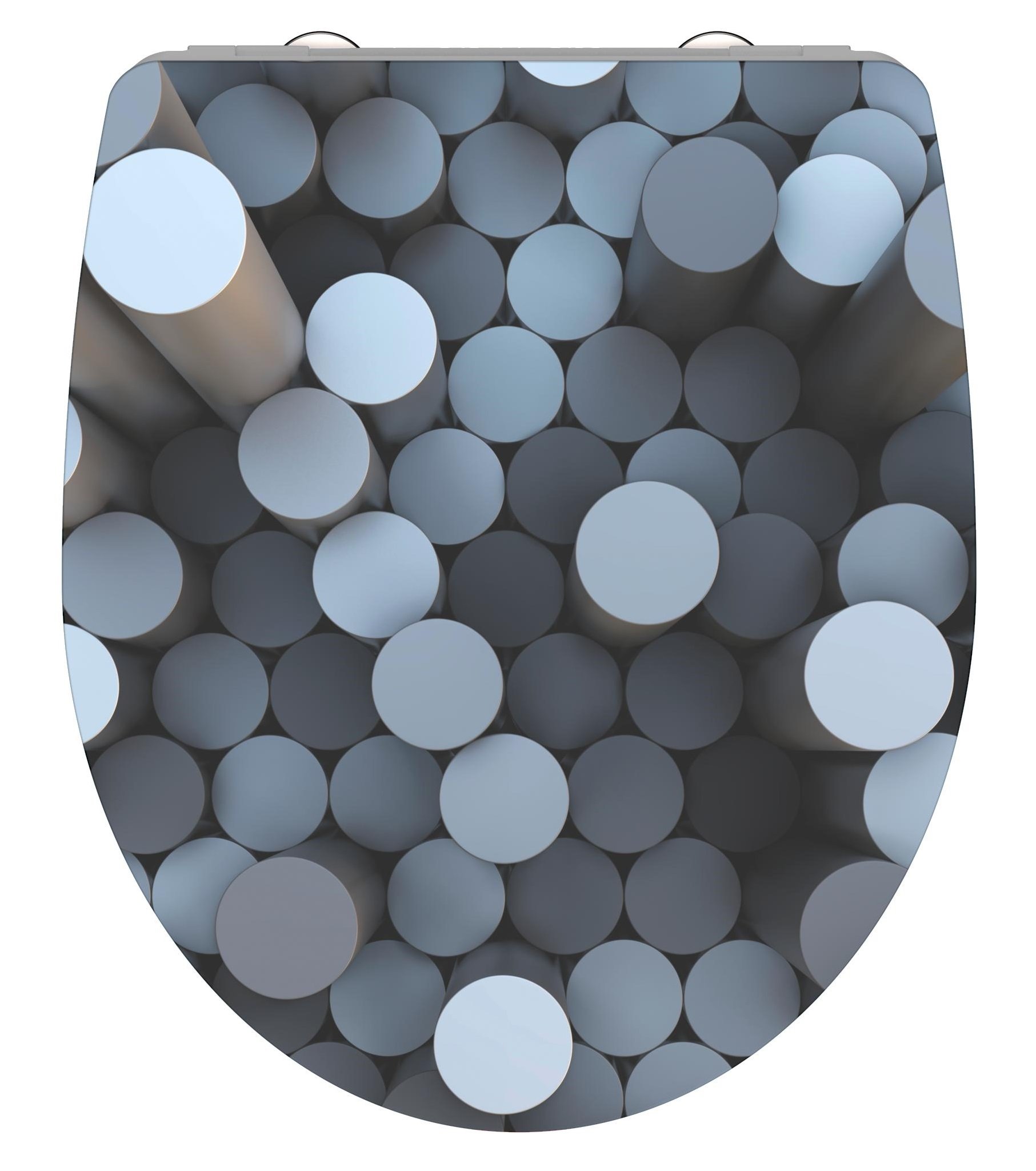 Schutte Duroplast High Gloss WC-bril ROUND DIPS met soft-close en quick-release
- 82593 82593