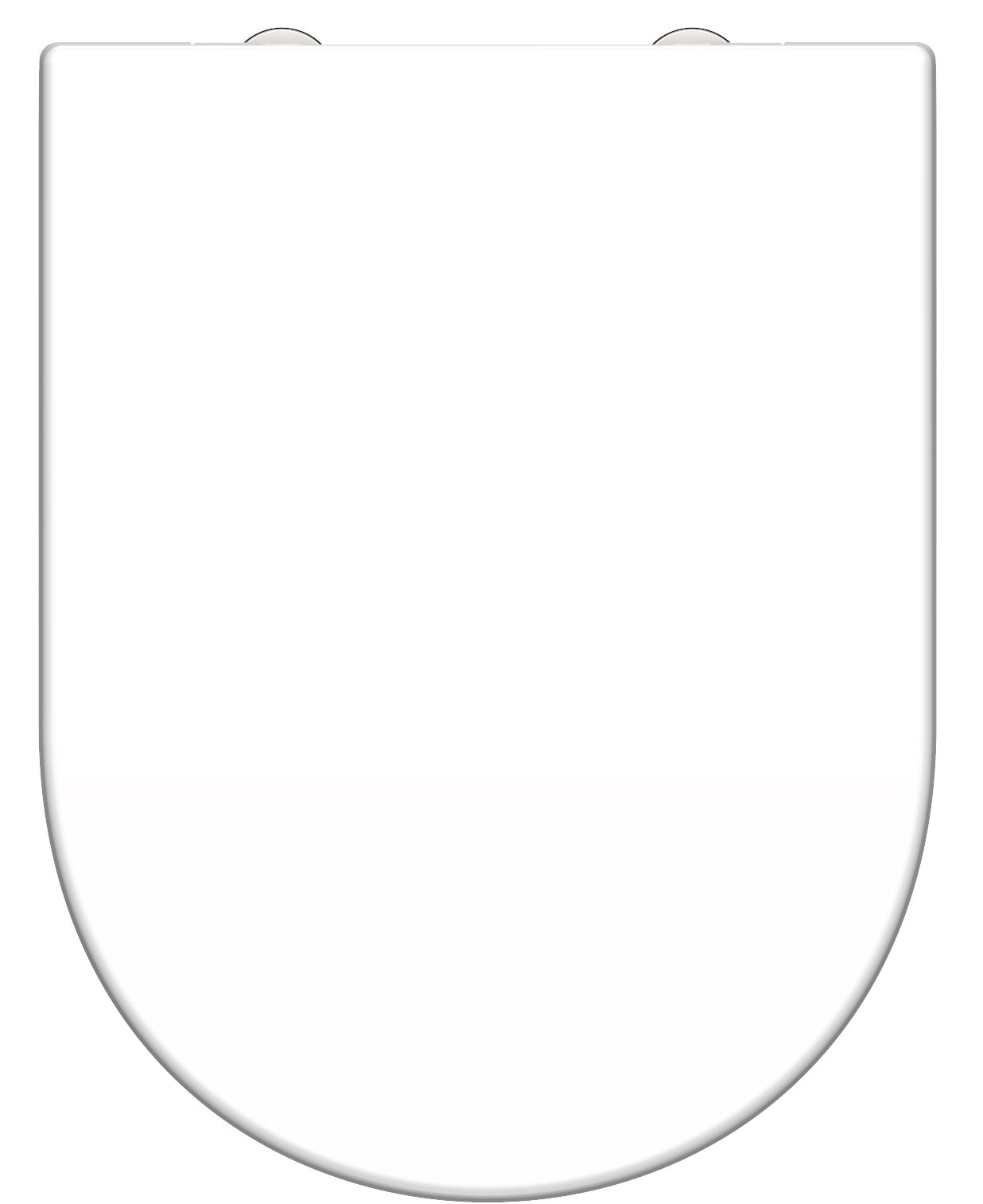Schutte Duroplast WC-bril D-vorm WHITE met soft-close en quick-release
 - 82910 82910