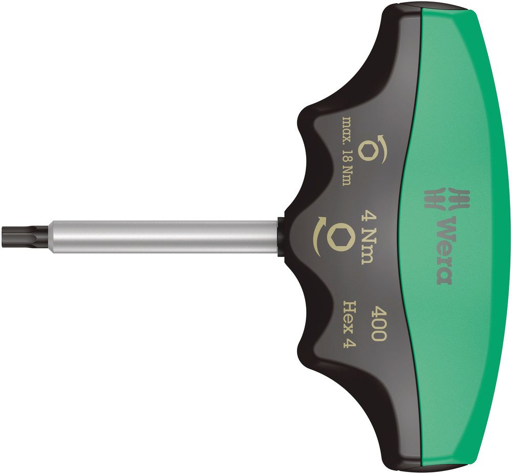Wera 400 Hex Draaimoment-indicator, 4 x 4,0 Nm - 05005080001 afbeelding 1