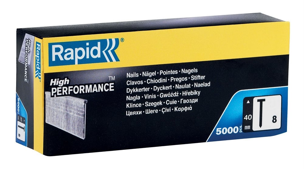 Rapid Nr. 8 brads 40 mm, 5.000 stuks - 40100535 - 40100535