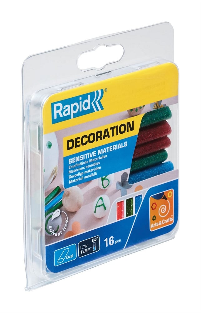 Rapid ovale lijmpatronen voor gevoelige materialen, glitter gekleurd - 40108462 - 40108462