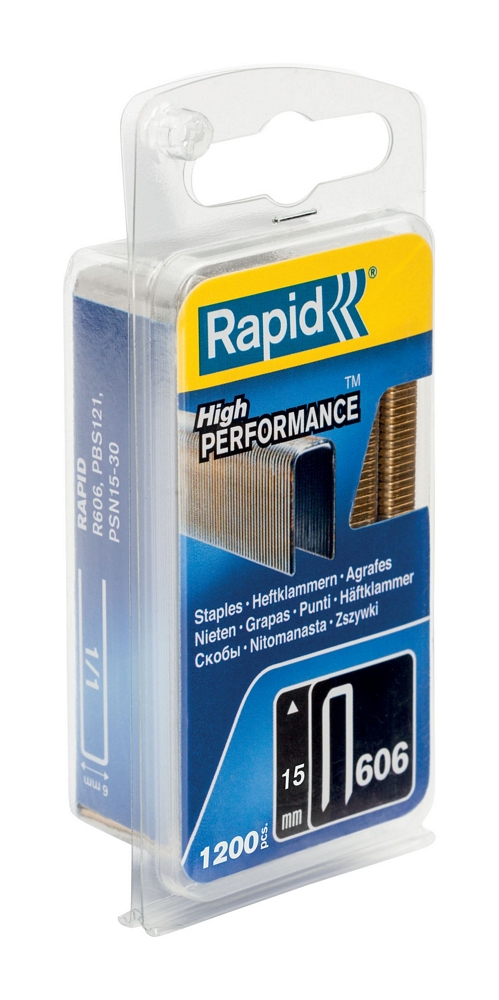 Rapid Nr. 606 smalrugnieten 15 mm, 1.200 stuks - 40109528 - 40109528