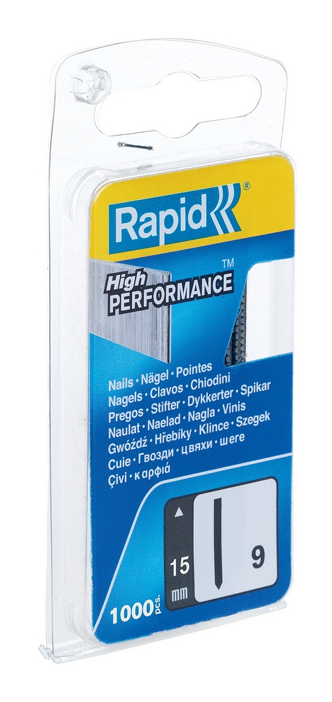 Rapid Nr. 9 Pins 15 mm, 1.000 stuks - 40109538 - 40109538