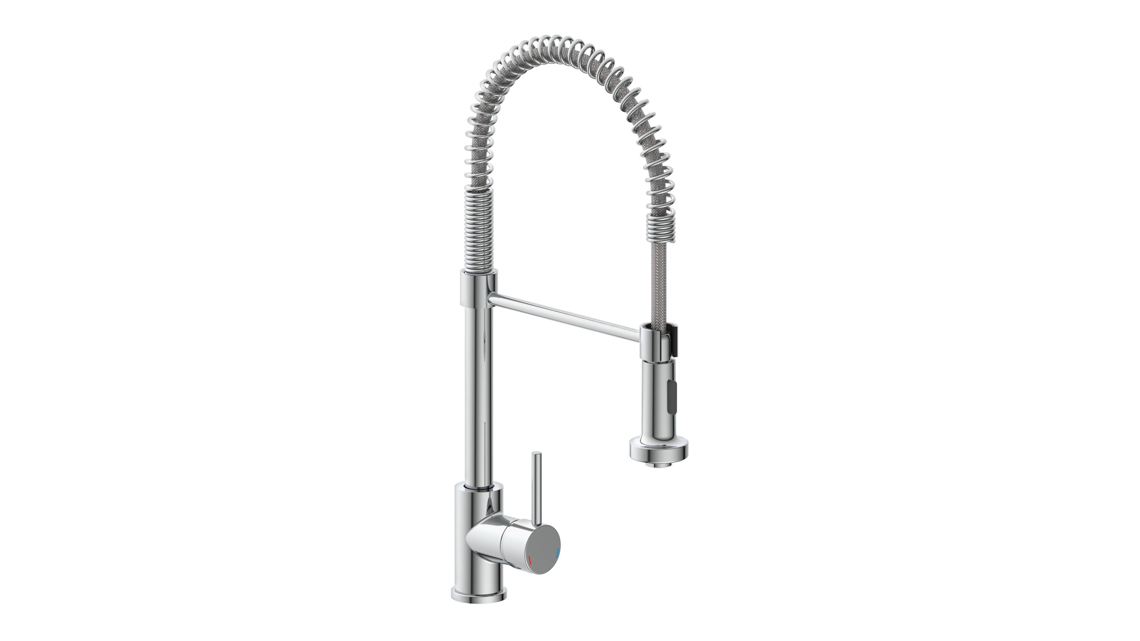 Eyckhaus DESIGN mengkraan keuken met spiraalveer | chroom - 19130 19130