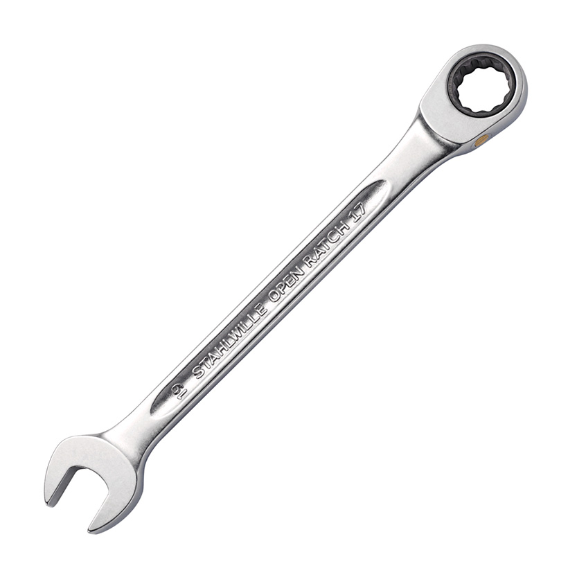 Stahlwille Steekringratelsleutel | sleutelwijdte 13 mm lengte 182 mm | 1 stuk - 40171313 40171313