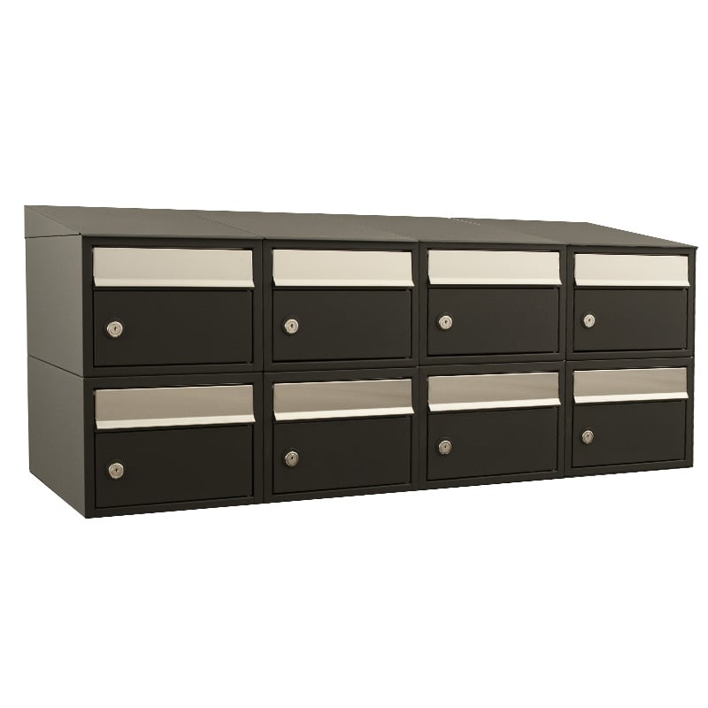 Stoer! Brickset 4-Breed 2-Hoog Met Dak Zwart 40215070_4x2d