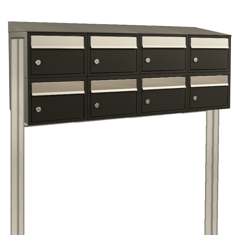 Stoer! Brickset 4-Breed 2-Hoog Met Dak En Statief Zwart 40215070_4x2ds