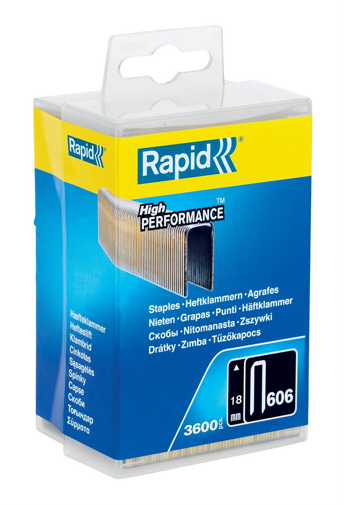 Rapid Nr. 606 smalrugnieten 18 mm, 3.600 stuks - 40303094 - 40303094