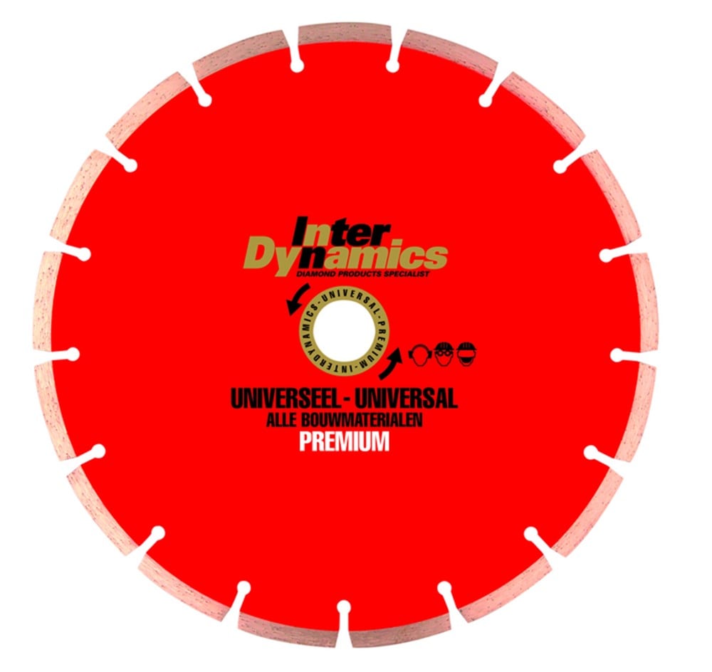 Inter Dynamics Diamantzaag Universeel Premium 350x25,4mm - 404351