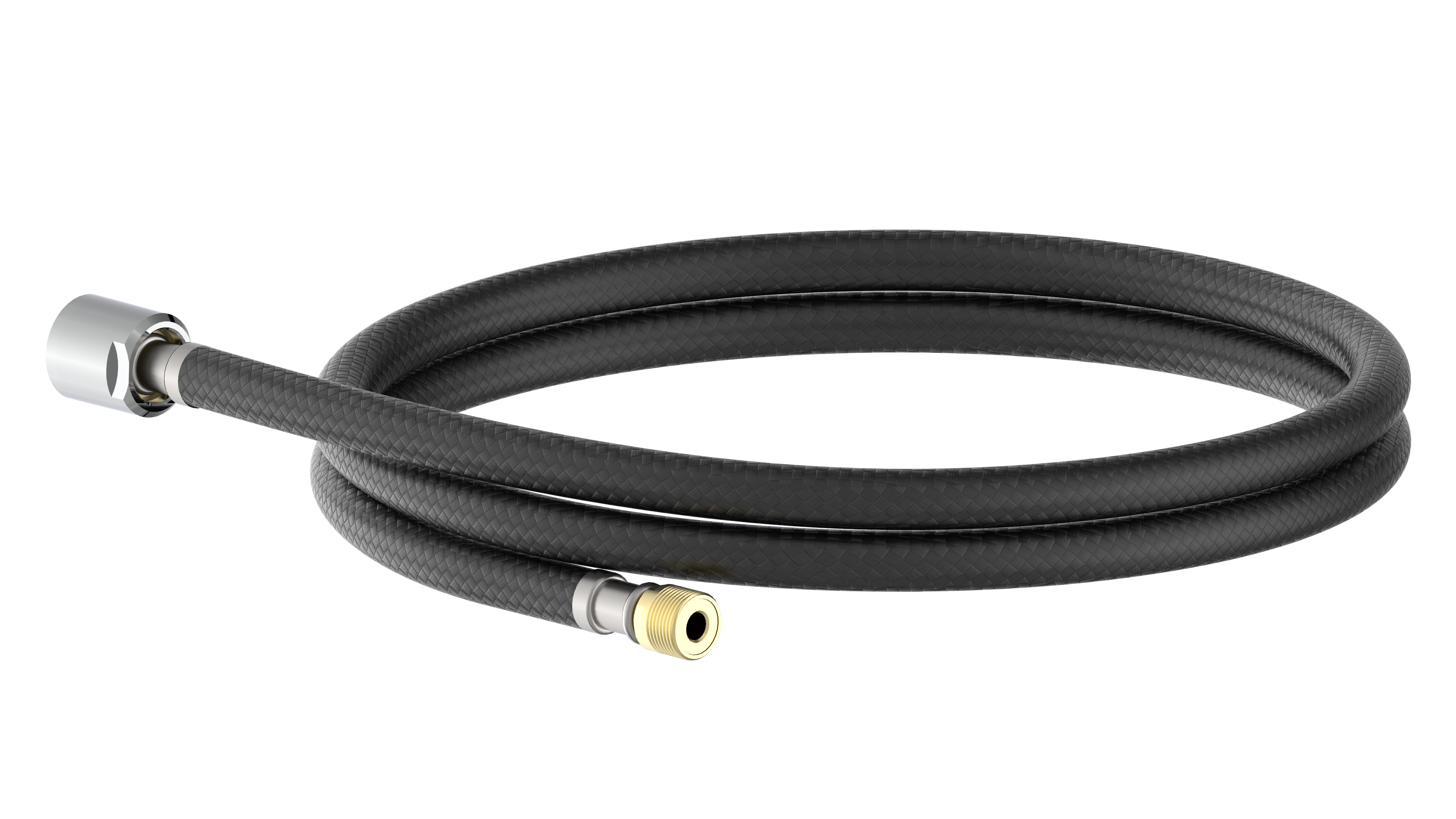Kirchhoff Slang voor spoelbakmengkraan, 150 cm, zwart, 1/2" x M15ET - 96266350