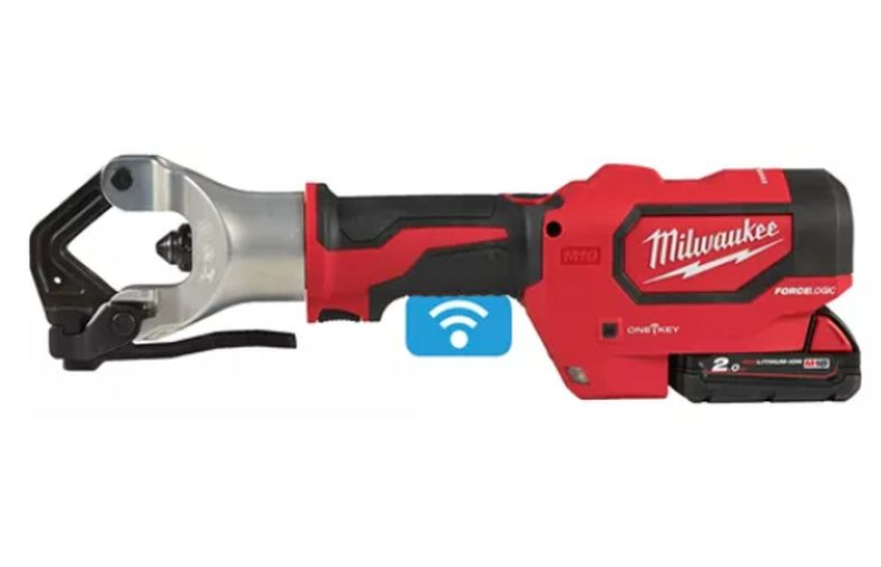 Milwaukee M18 HDCT-202C Hydraulische Kabelkrimptang | Force Logic | 18 volt | 2.0 Ah Li-ion - 4933471950
