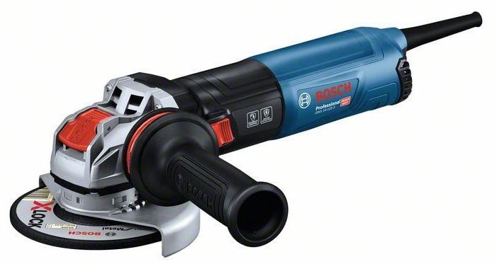 Bosch Blauw GWX 14-125 S | Haakse slijpmachine met X-LOCK | 1400 W | 125 mm - 06017D2100