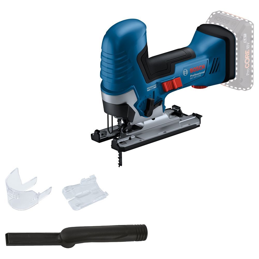 Bosch Blauw GST 18V-125 S Professional | Accu Decoupeerzaag | Zonder accu en lader | In doos - 06015B2001
