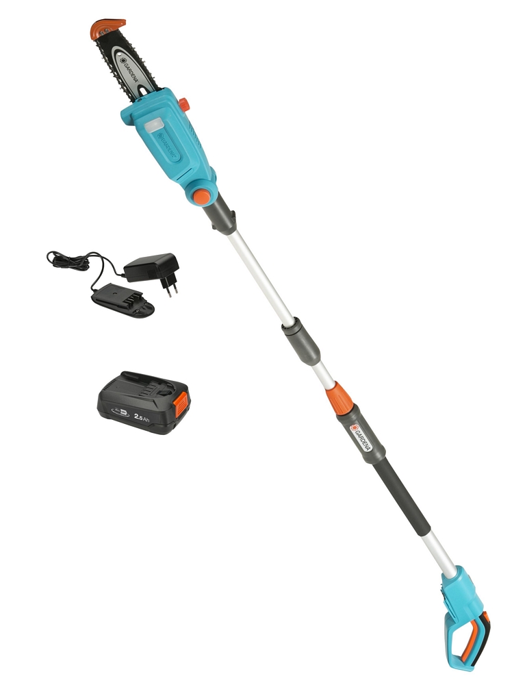 Gardena TCS 20/18V P4A Set | Accu telescopische snoeizaag 18V 20 cm (1x 2.5Ah accu + lader) - 14770-20