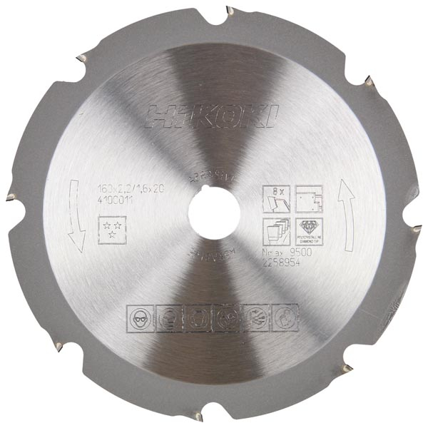 Hikoki Accessoires Zaagblad voor gips & cement-gebonden platen 190x30 Z8 4100015
