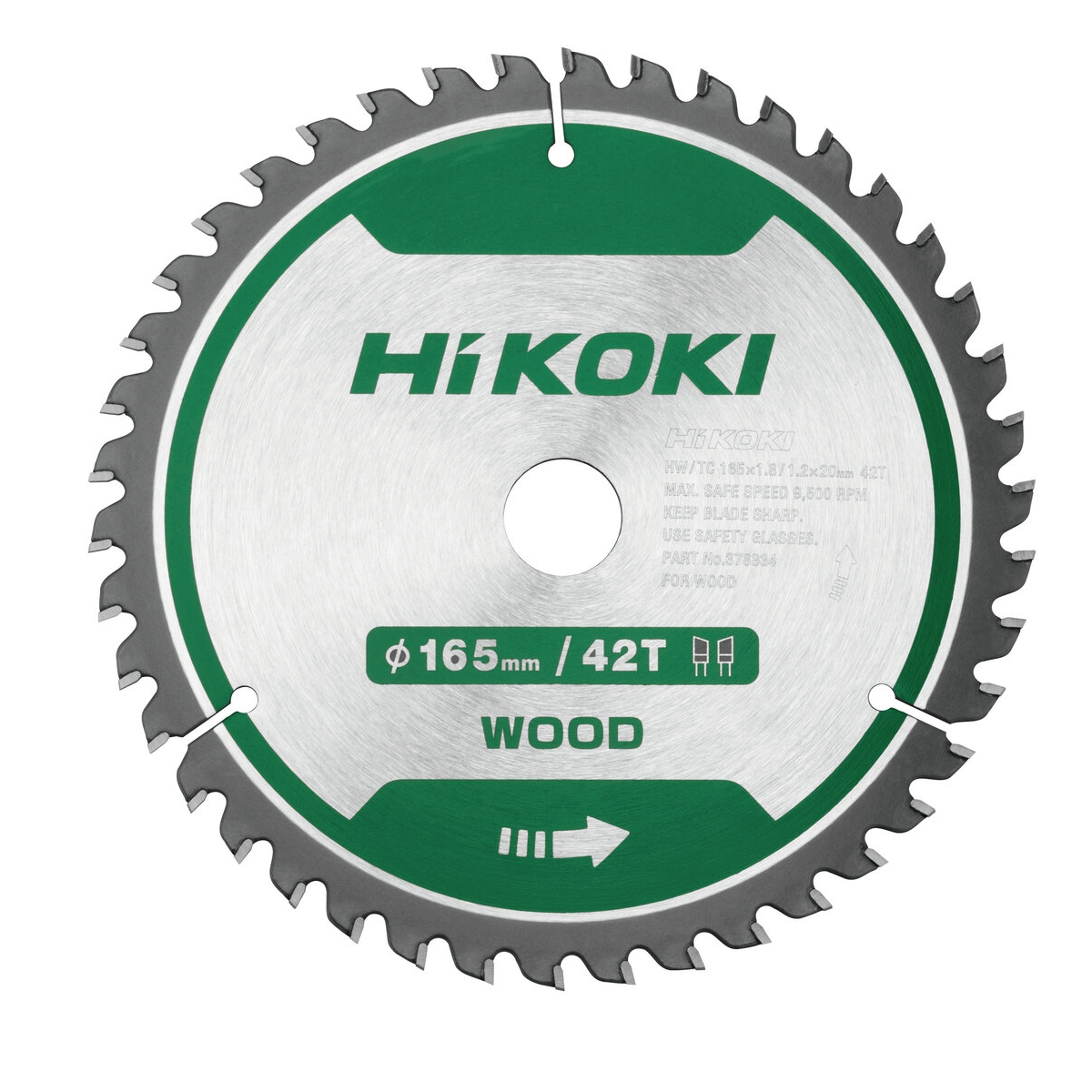 Hikoki Accessoires Tct-Zaagblad 165X20 T42 ATB - 4100043