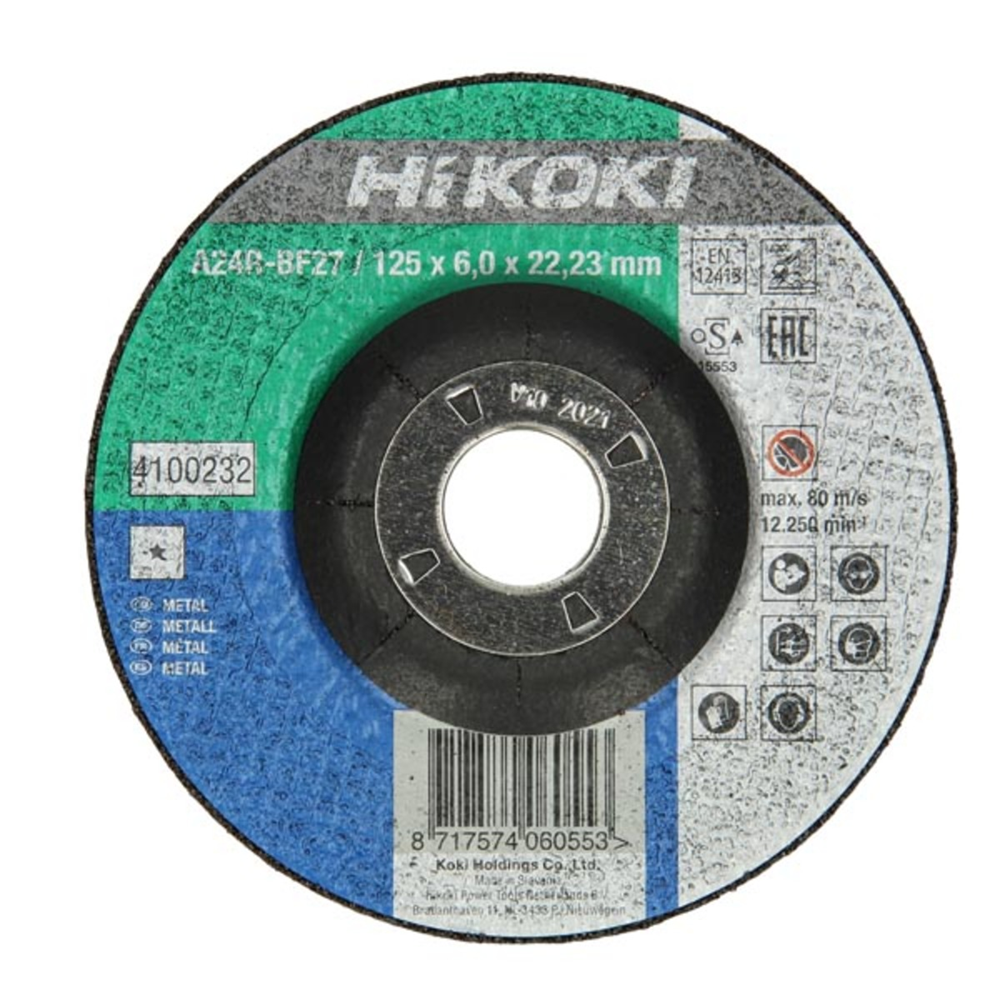 Hikoki Accessoires Afbraamschrijf Voor Metaal 230X6 mm Concaaf 4100235