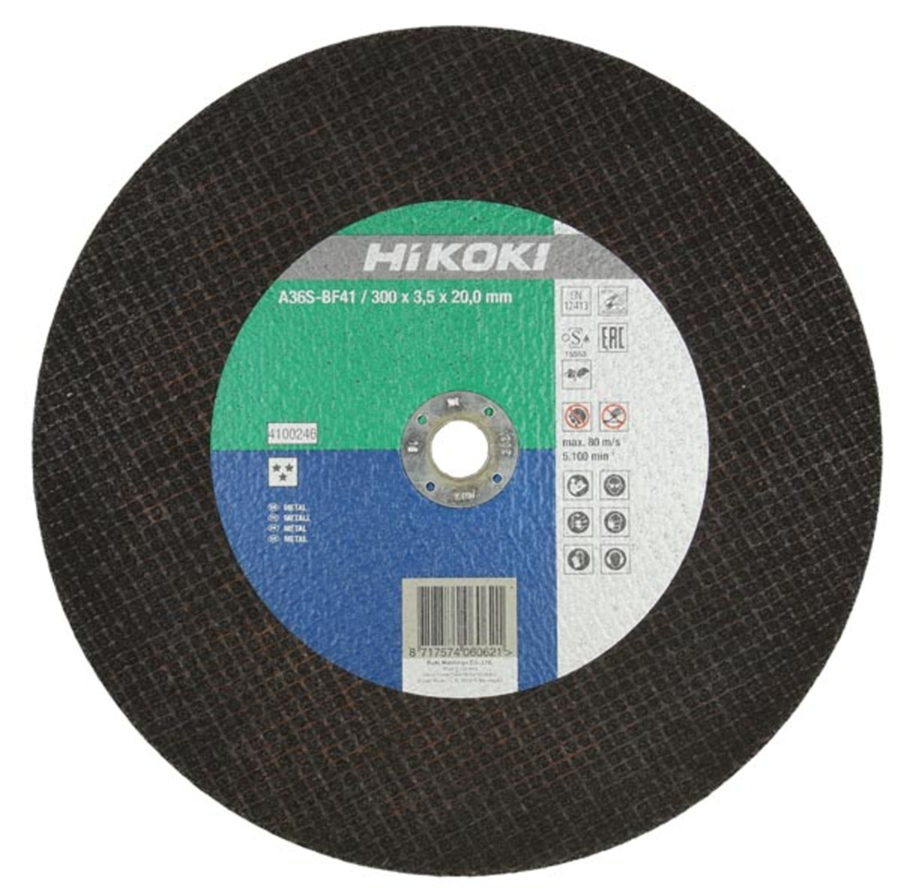 Hikoki Accessoires Doorslijpschijf Voor Metaal 300X3 5 4100246