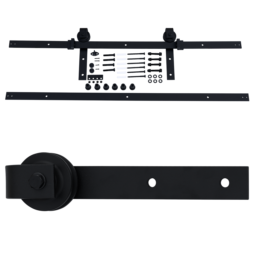 Waelbers Hangrolset recht met rail in 2 gedeelten (2000mm) - 1 Stuk(s) - 414707.75