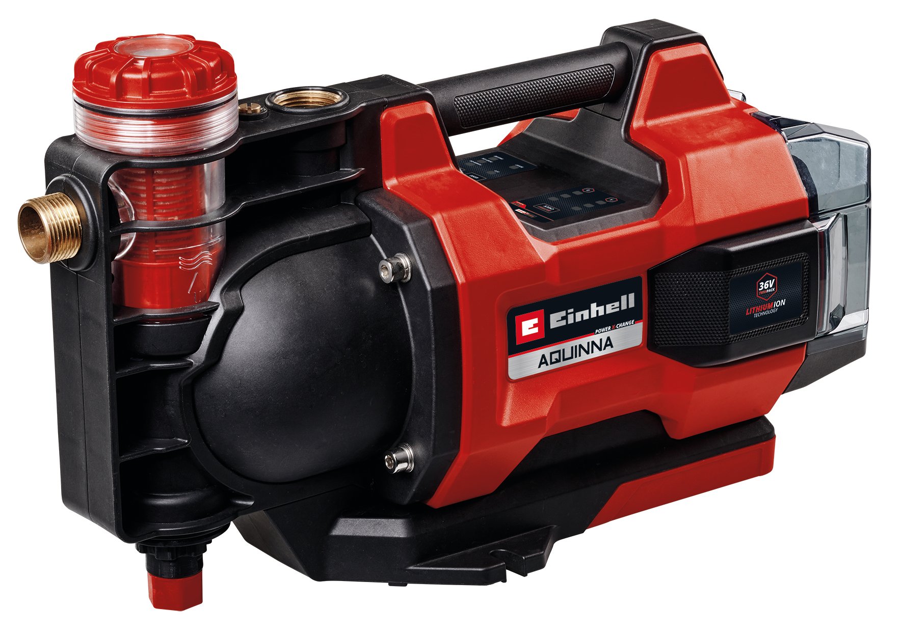 Einhell AQUINNA 36/38 F LED Automatic Solo - Accu Tuinpomp | 36V | 3800 L/h | Zonder accu en lader - 4180420 - 4180420