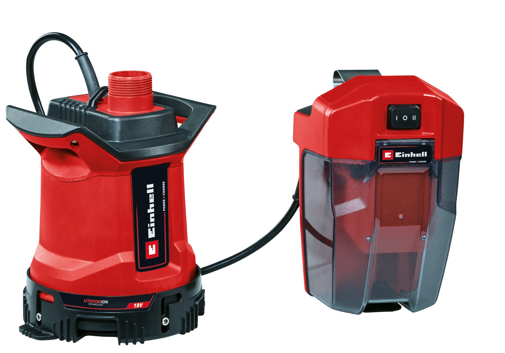 Einhell GE-DP 18/25 LL Li Solo - Accu Vuilwaterpomp | 18V | 7000 L/h | Zonder accu's en lader - 4181590 4181590