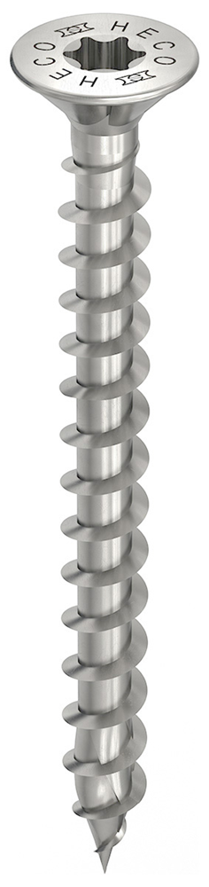 Heco Topix-plus 5,0 x 25 vk T-20 vd rvs A2; 200 stuks - HC62036