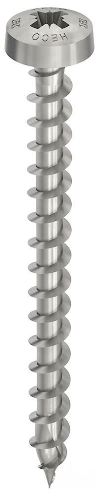 Heco Topix-plus 5,0 x 30 ck pozi vd rvs A2; 200 stuks - HC61732