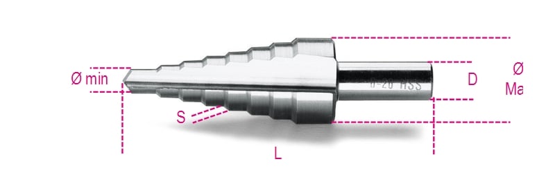 Beta Trapboren HSS 425/8 - 004250029