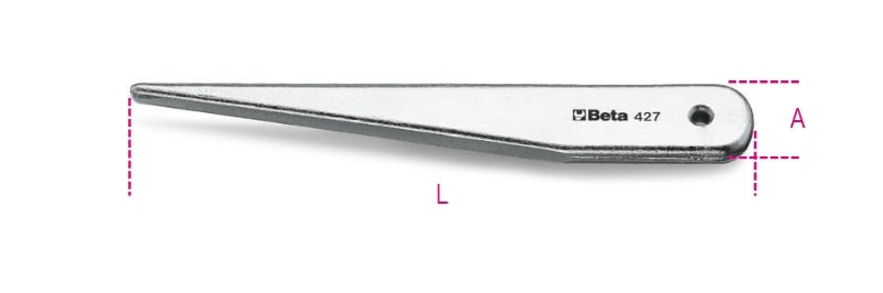 Brüder Mannesmann Stalen blokschaaf 44 mm (Hobby) 427