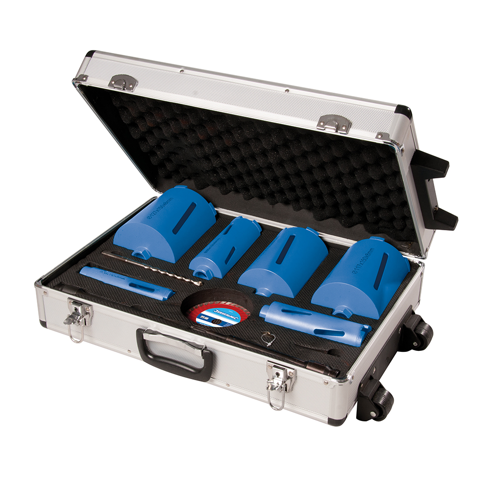 Silverline 6-delige diamant kernboor set 38 - 127 mm