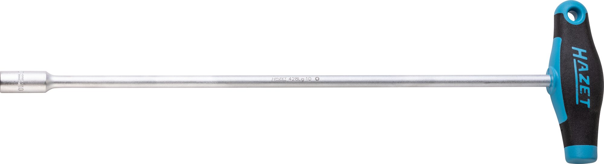 HAZET Dopsleutel · met T-greep 428LG-10 · Buiten-zeskant-profiel · SW 10 mm