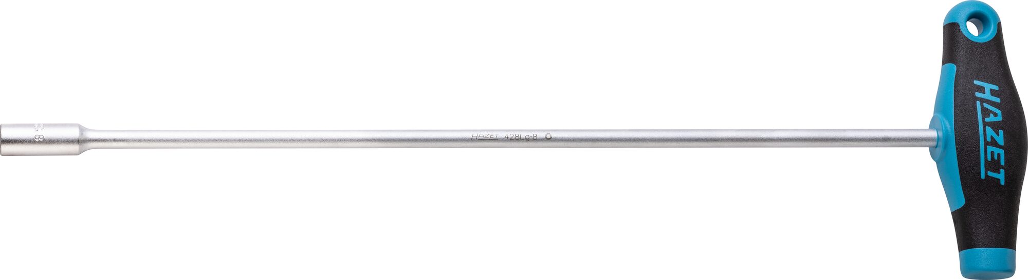 HAZET Dopsleutel · met T-greep 428LG-8 · Buiten-zeskant-profiel · SW 8 mm