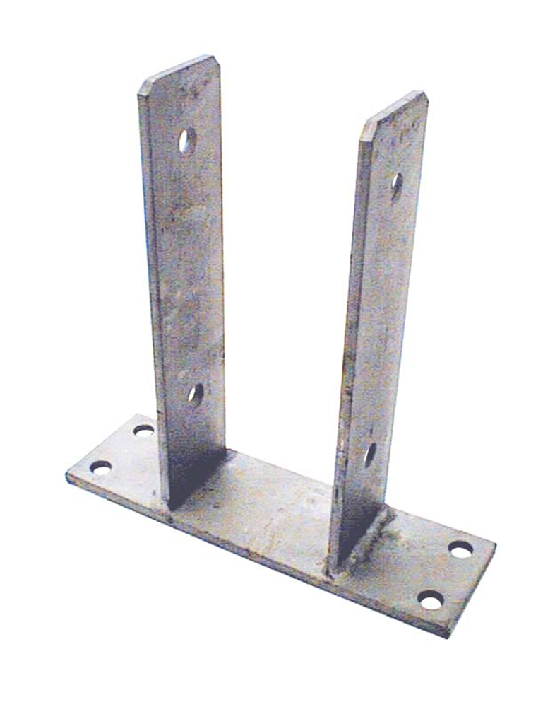 Waelbers U-pergolasteun op plaat 81mm, thermisch verzinkt (FV) - 1 Stuk(s) - 429313.99 afbeelding 1