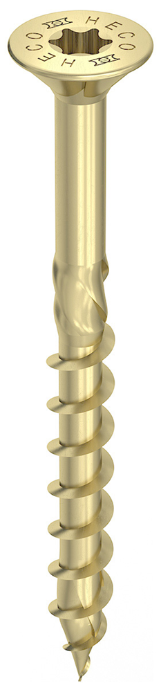 Heco Topix-plus 4,5 x 45 vk T-20 dd geelverz; 500 stuks - HC60709