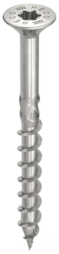Heco Topix-plus 8,0 x 300 vk T-40 dd rvs A2; 50 stuks - HC61900
