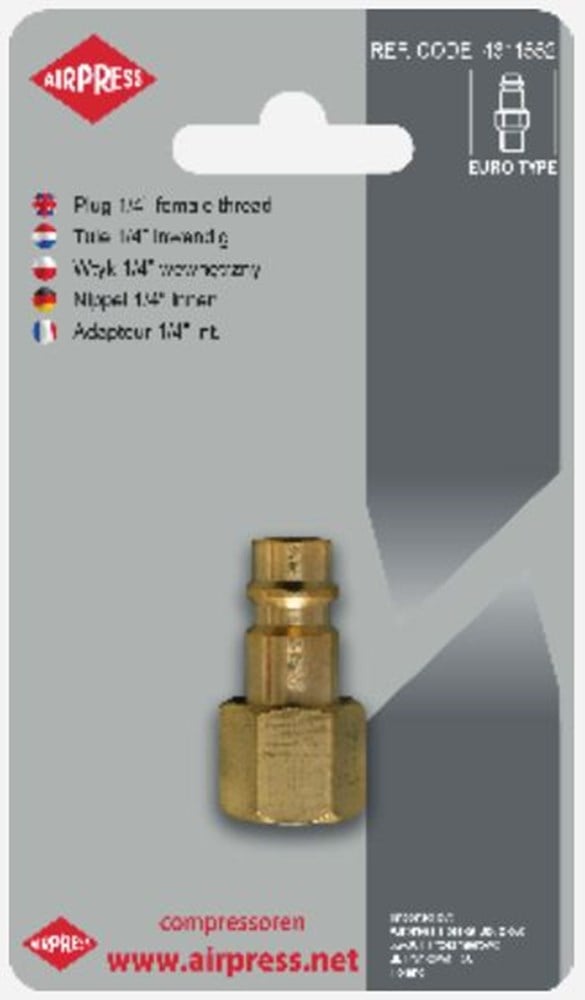Airpress Tule Type Euro 1/4 Int. - 4311552