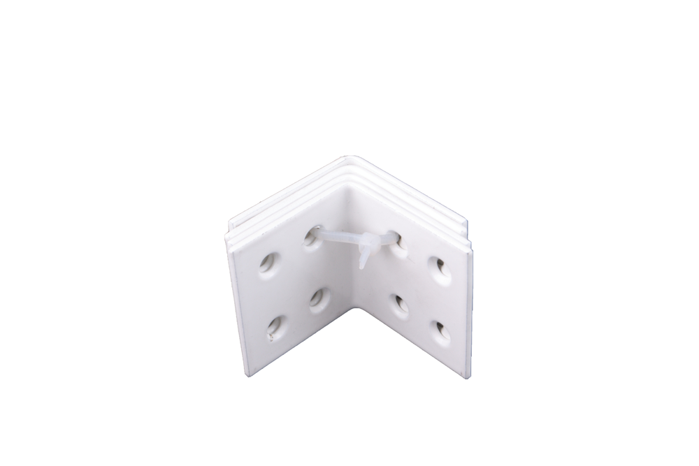 Waelbers Versterkingshoek 40x40mm wit - 50 Stuk(s) - 4315.11