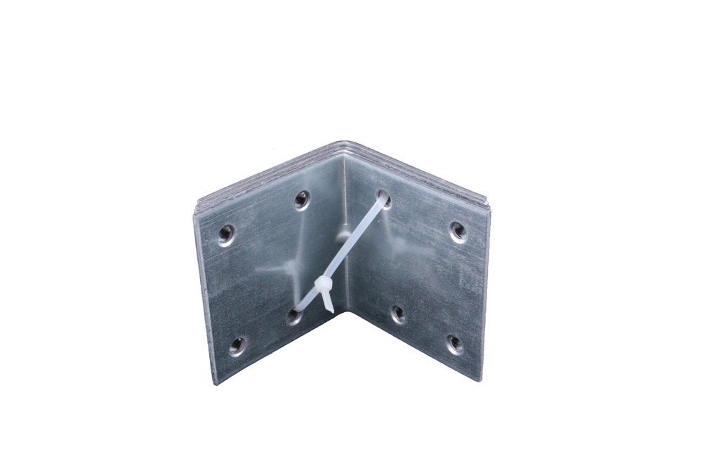 Waelbers Versterkingshoek 60x60mm p.2st KVP, blauw verzinkt - 10 Stuk(s) - 4321KVP.25 afbeelding 1